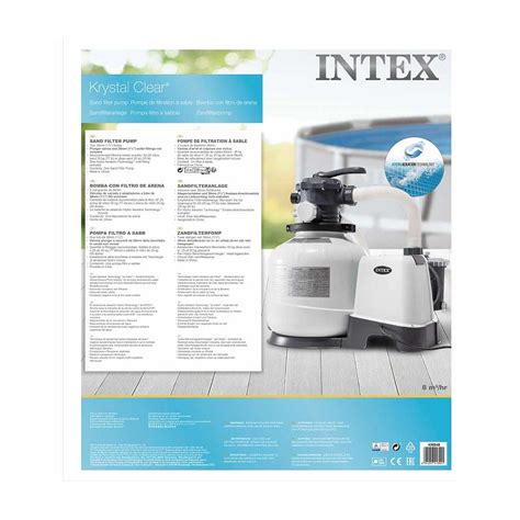 Песочный фильтрующий насос 8000 л/ч Intex Sand Filter Pump 28648, 26648 ...