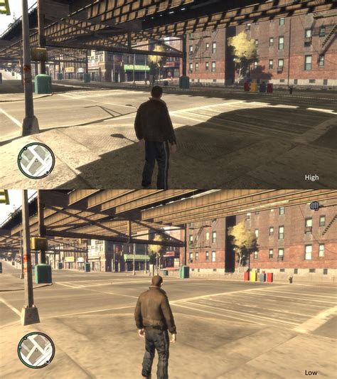 Grand Theft Auto IV - PC graphics comparison (no mods) [xpost /r/highnlow] : GTA