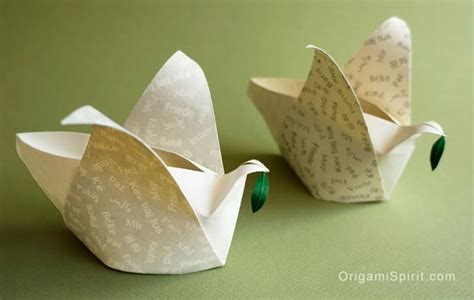 Make an Origami Peace Dove –A Versatile Container – Leyla Torres ...