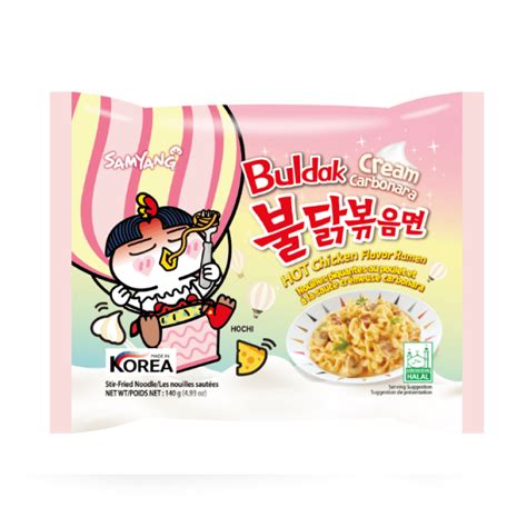 Лапша Samyang Hot Chicken Ramen Cream Carbonara 140гр п п Корея