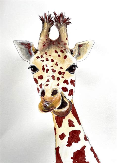 Chewing Giraffe Artbase