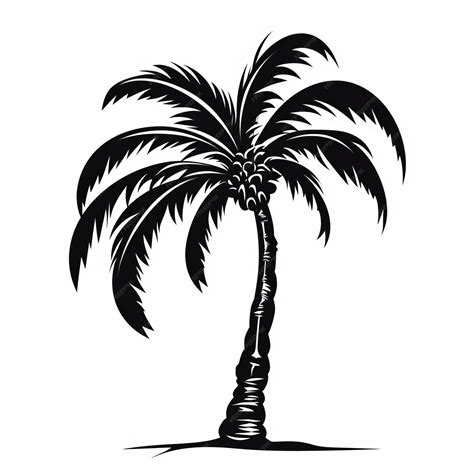 black and white palm tree wallpaper 1