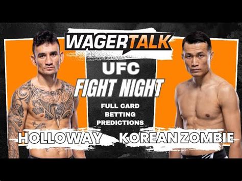 UFC Fight Night Holloway Vs Sung Jung Predictions Picks And Betting