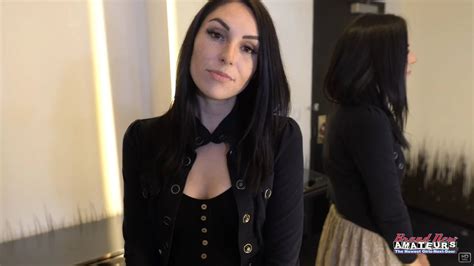 Skinny Inked Brunette Ashley Wolf Rubs Her Pussy And Tits With A Big Dildo XHamster