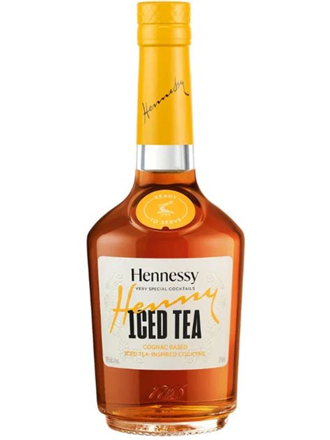 Hennessy Henny Ice Tea Rtd Cocktail 375ml Cognac Iced Tea Ready To Drink Del Mesa Liquor