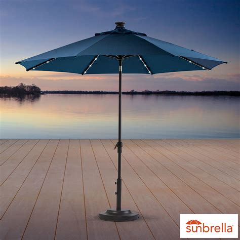 Activa ProShade 10ft 3 05m Aluminium Market 40 LED Umbrella In 3