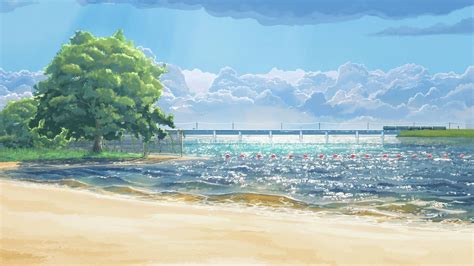 Arsenixc Everlasting Summer Beach Sea Clouds Trees Artwork