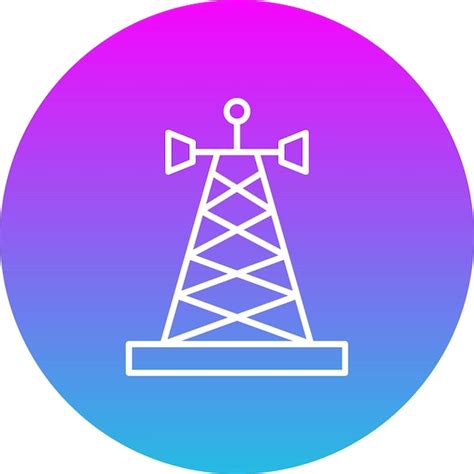 Premium Vector Radio Antenna Icon