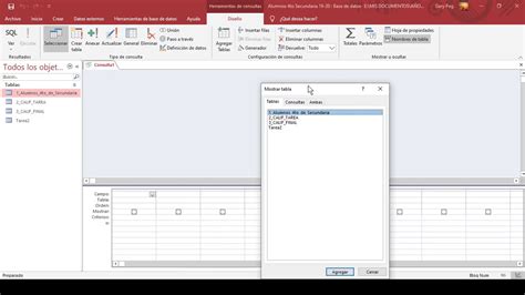 Crear Consultas De Base Datos En Access Parte1 Youtube
