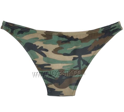New Men S Camouflage Bikini Briefs Camouflage Underwear Elastic Bulge Pouch Micro Pants Mini