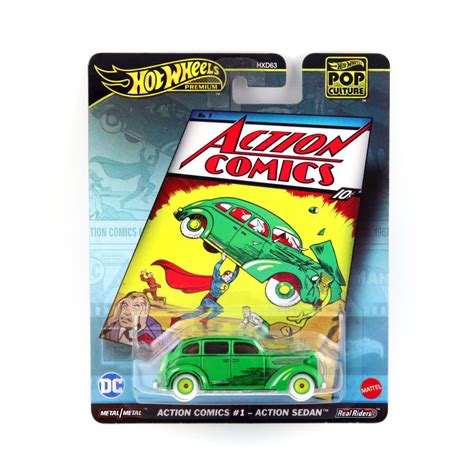 Hot Wheels Premium Pop Culture DC Action Comics Auto Action Sedan