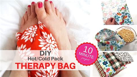 Diy Hotcold Pack Therapy Bag Reusable Youtube