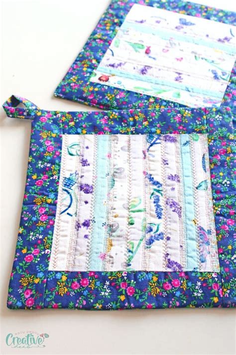 No Binding Hot Pads Easy Sewing Tutorial Easy Peasy Creative Ideas