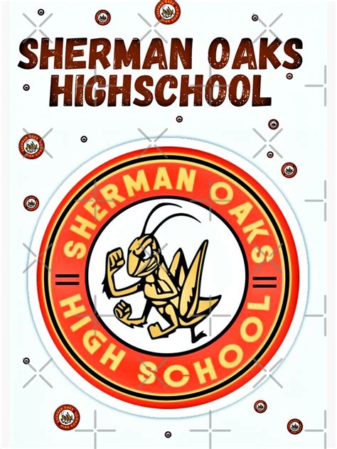 "Sherman Oaks Highschool" Sticker for Sale by NkWorks | Redbubble