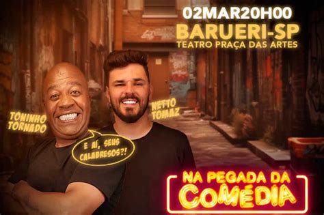 Toninho Tornado e Netto Tomaz se apresentam em Barueri neste sábado 2