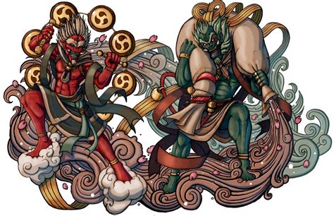 Design Context Fujin 風神 And Raijin 雷神