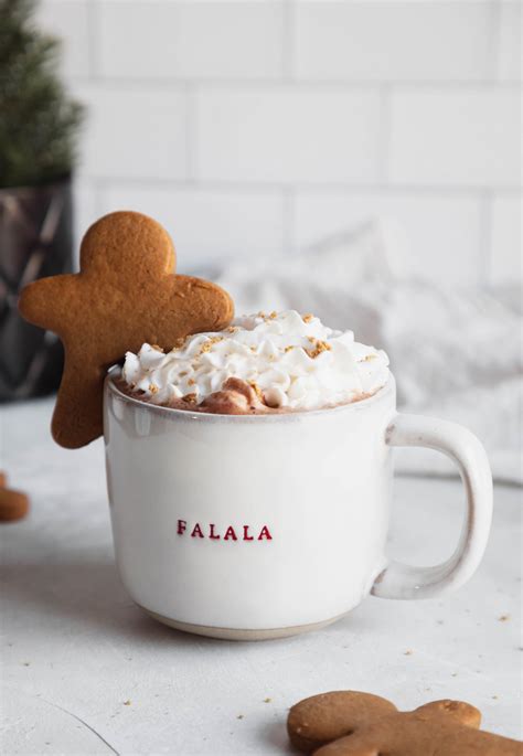 Super Creamy Gingerbread Hot Chocolate En Root Kitchen