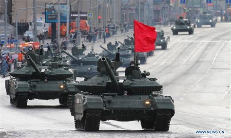 Victory Day Parade Rehearsal Held In Moscow Russia Global Times