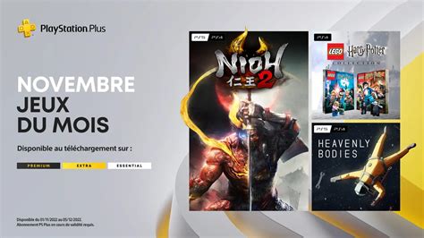 Ps Plus Voici Les Jeux Gratuits Du Mois De Novembre