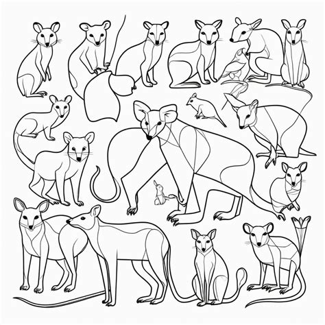 Australian Marsupial Collage Stable Diffusion Online