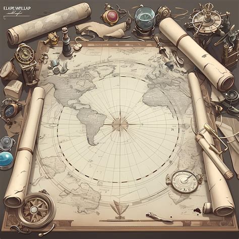 Premium Photo Explorers Treasure A Journey Through Time And Space