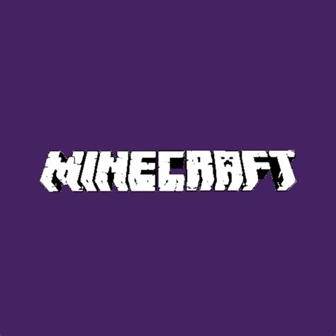 Minecraft App Phone Apps Glitch Dark Purple App Icon Widget
