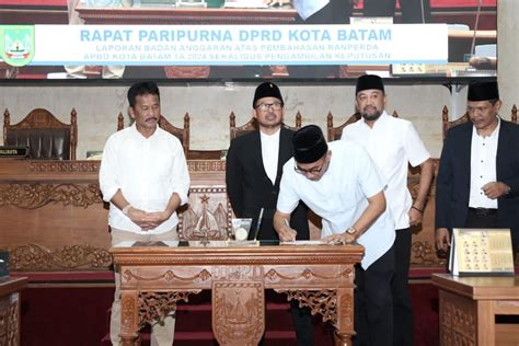 DPRD Setujui APBD Kota Batam 2024 Sebesar Rp3 5 Triliun ANTARA News