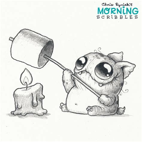 Dammit He S Sooooo Cute Morning Scribbles By Chris Ryniak Doodle