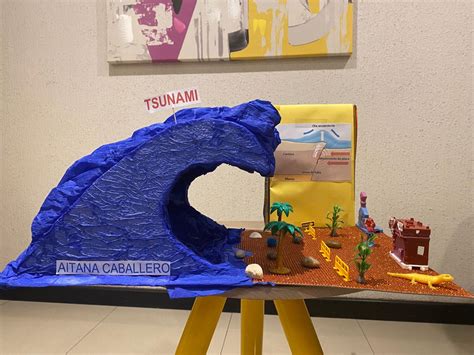 Tsunami Maqueta En Desastre Natural Maquetas De Escuelas