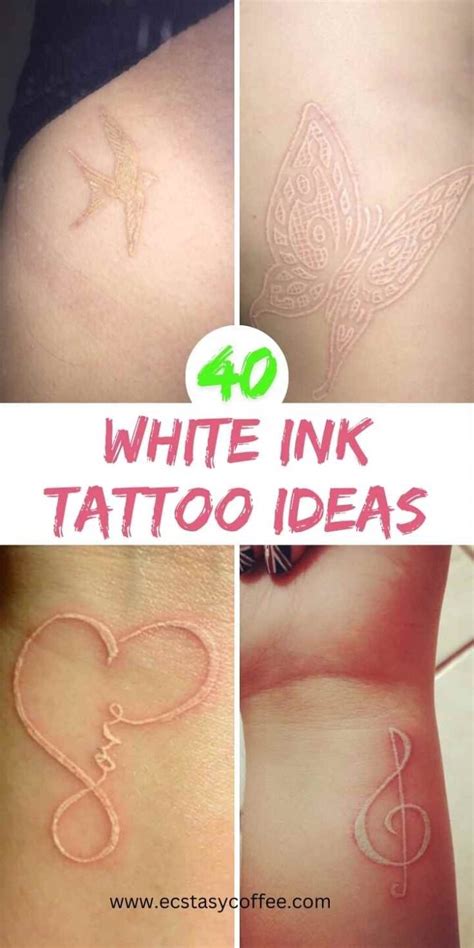 40+ Inspiring White Ink Tattoo Ideas for a Unique Look