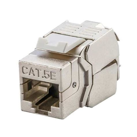 Qi09955 Connecteur Femelle Rj45 Cat5e Cat6 Cat6a Module Keystone Réseau Sans Outils Prise Rj