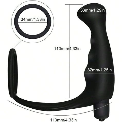 Vibrating Anal Prostate Massager Penis Ring Penis Massage Sleeve Rear Anal Electric Vibrator