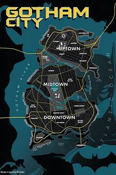 This Map Of Gotham Could End The Batman Legacy Forever