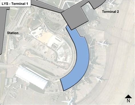 Lyon Exupery Airport Map | LYS Terminal Guide