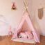 Tipi déco pour enfant h160cm rose Autres Rose Blanc Cdiscount Maison