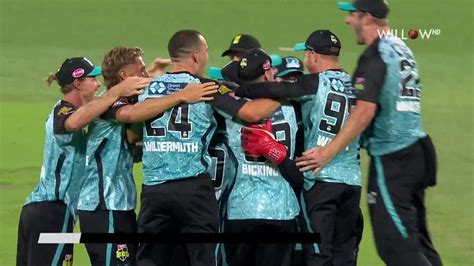 Winning Moment Final Sydney Sixers Vs Brisbane Heat Sys Vs Brh