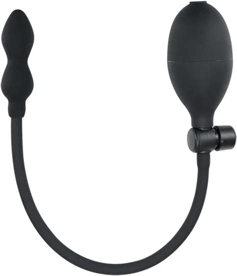 Amazon Inflatable Anal Plug Expandable Dildo Pump Butt Plug Anal Dilator BDSM Sex Toy Gay