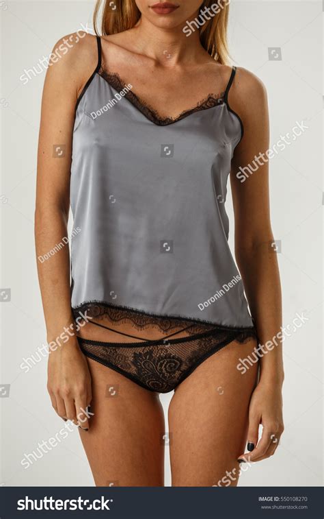 Beautiful Sexy Fitness Blonde Posing Lingerie Stock Photo 550108270 Shutterstock