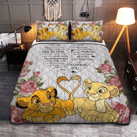 The Lion King Bedding Set The Lion King Duvet Cover The Lion Etsy