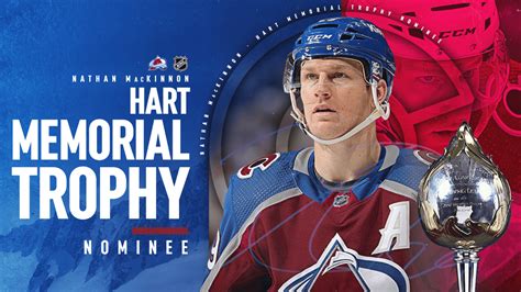 Avalanche Forward Nathan MacKinnon Nominated For Hart Memorial Trophy ...