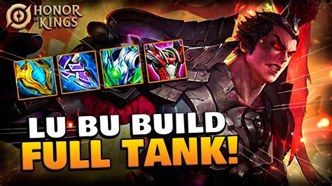 Lu Bu É Um BonecÃo No Top Testando Build Full Tank Honor Of Kings