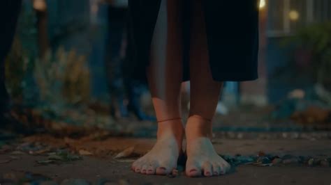 Aslihan Malbora's feet