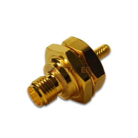 Straight Sma Female Bulkhead Waterproof Connector Metabeeai