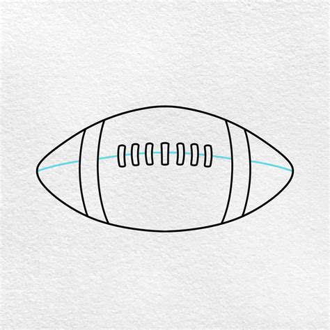 drawing of a football 1