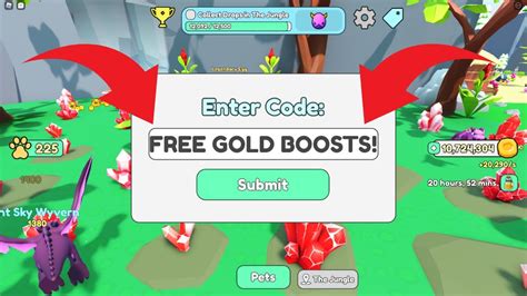 DOUBLE GOLD CODES FOR COLLECT ALL PETS ROBLOX YouTube