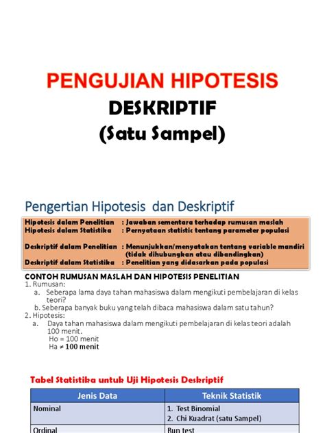 Detail Contoh Hipotesis Deskriptif Koleksi Nomer 8