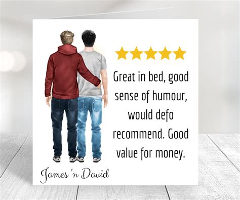 Anniversary Card For Gay Men Cards For Gay Men Birthday Card