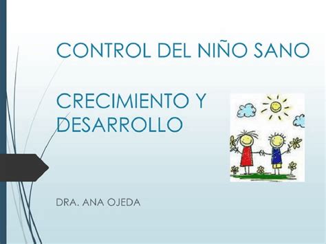 control de niño sano Apuntes de Pediatría Docsity