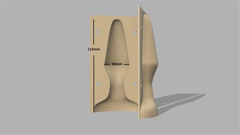 Descargar archivo STL Molde Plug Anal Objeto para impresión D Cults
