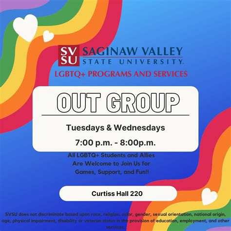 Svsu Pride Office Of Multicultural Student Affairs Svsu